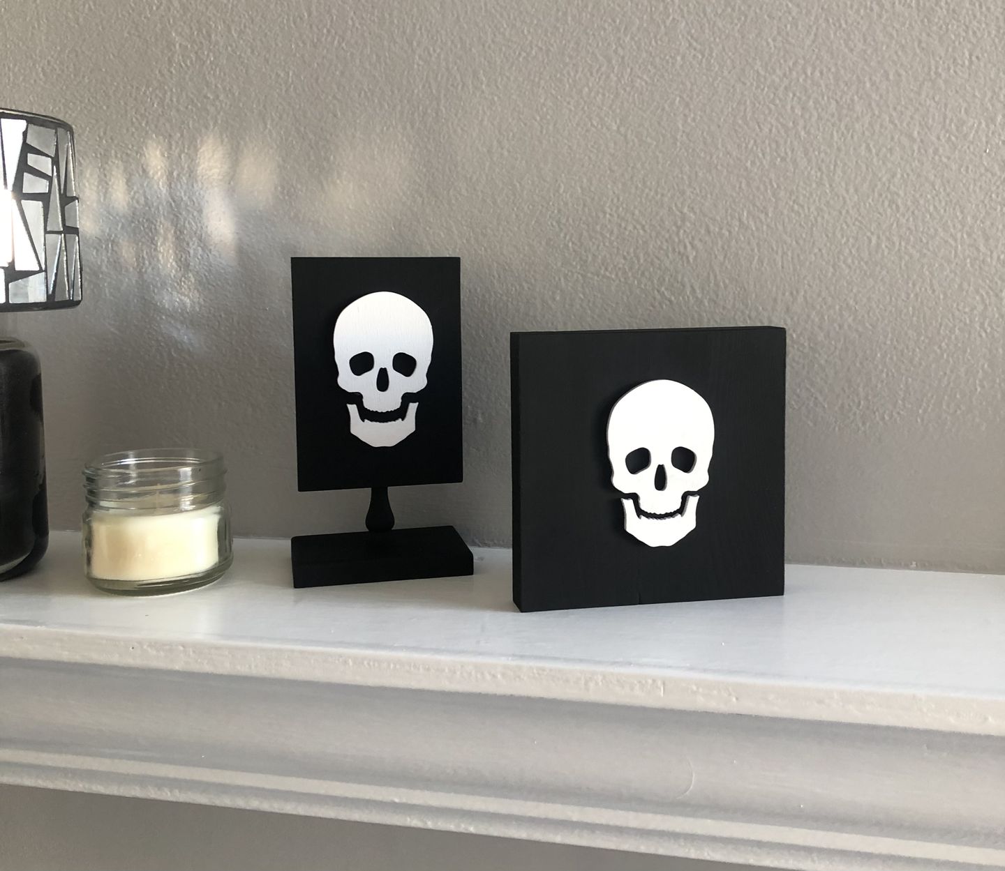 Customer photo review of Unfinished Wooden Bat Halloween Silhoutte - Craft- up to 24" DIY
