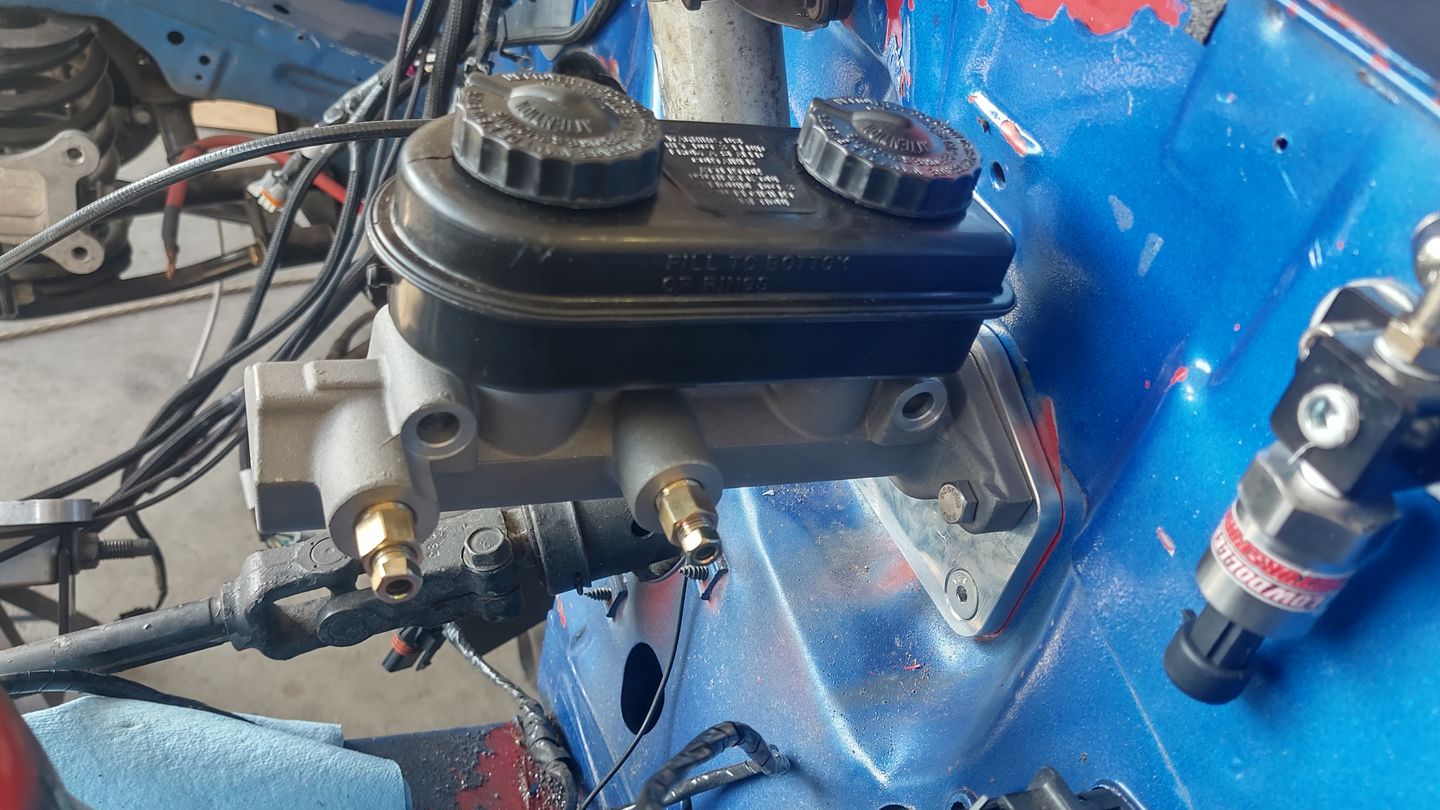 Customer photo review of Motion Raceworks 3rd Gen Camaro / Firebird Billet Aluminum Master Cylinder Conversion Kit 20-10015