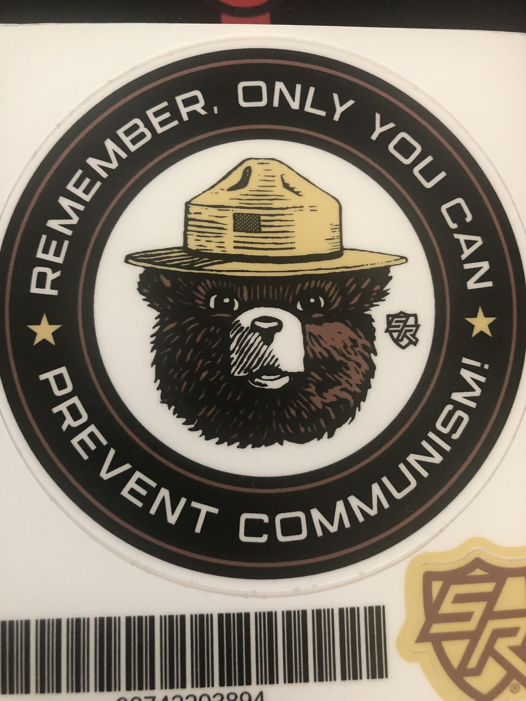 Customer photo review of Only You Can Prevent Communism Decal