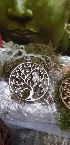 Customer photo review of Long Collier avec Pendentif "Hibou de la Sagesse"