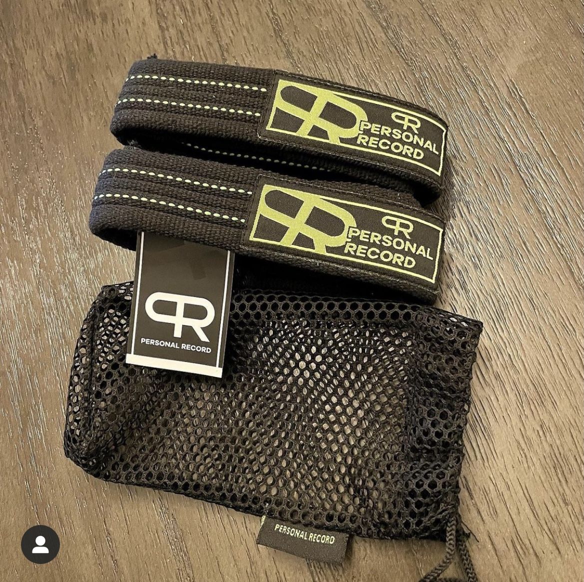 Customer photo review of Personal Record Heavy Duty Premium Straps-PR902- Black/Neon