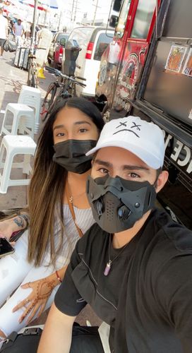 Customer photo review of NEV "Cyber Technology" Mask