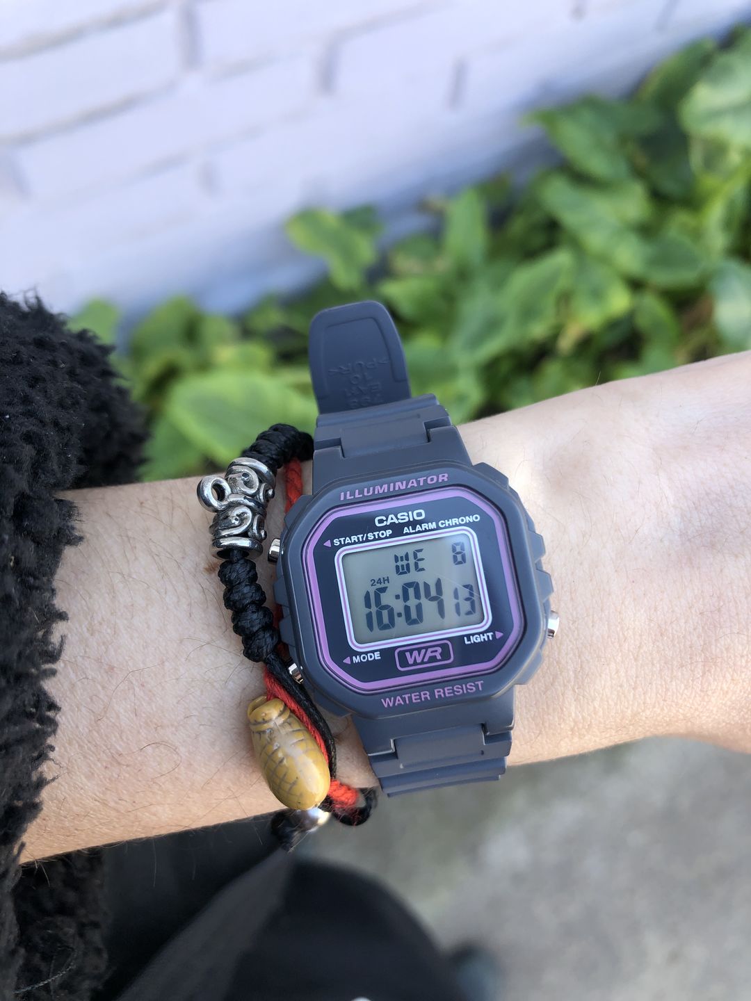Customer photo review of Reloj Casio Vintage LA-20WH-8ADF Gris Rosado