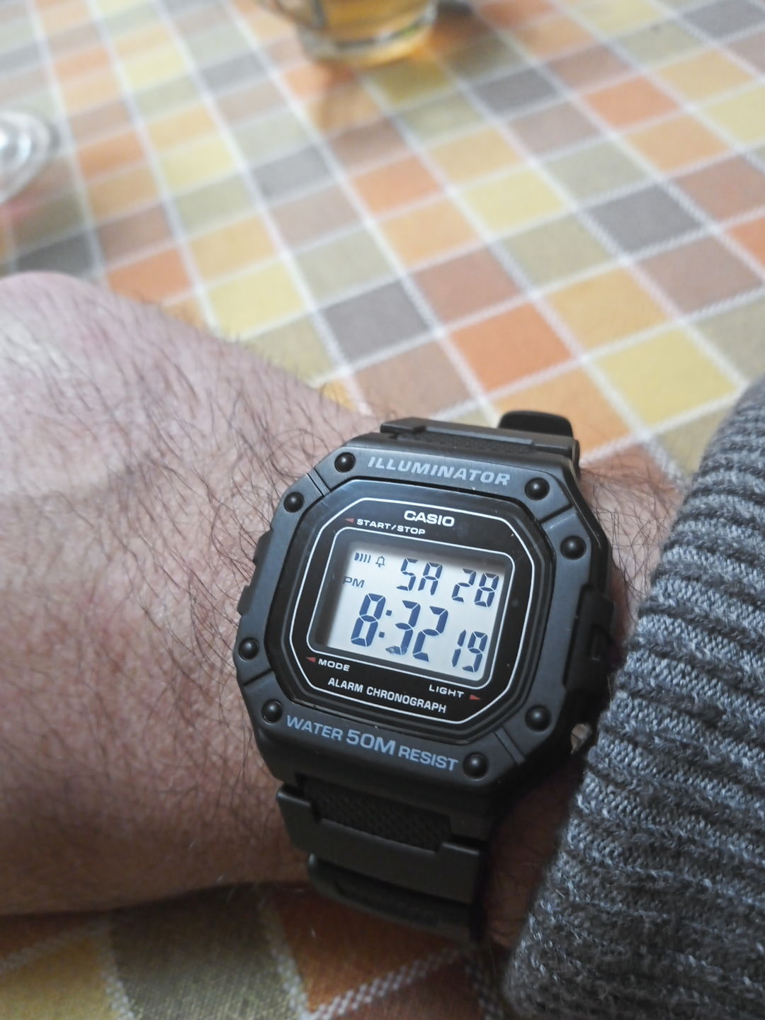 Customer photo review of Reloj Casio Vintage W-218H-1AVDF Negro