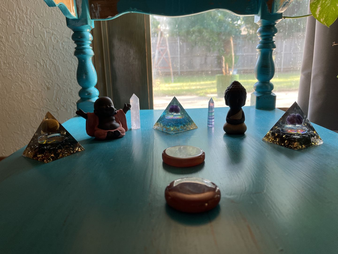 Customer photo review of EMF Protection Galaxy Orgone Pyramid