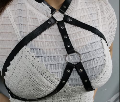 Customer photo review of 'Storm' PU Leather Body Garter