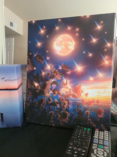Customer photo review of Sunflowers Canvas Set