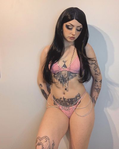Customer photo review of Y2K Bling Kittycore Glitters Bikini Set