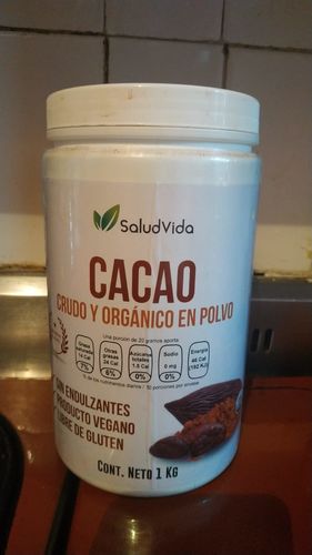Customer photo review of Cacao Orgánico en Polvo