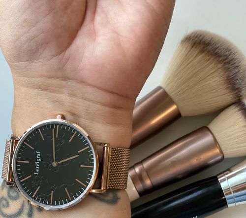 Customer photo review of World Edition Rosé Gold Black