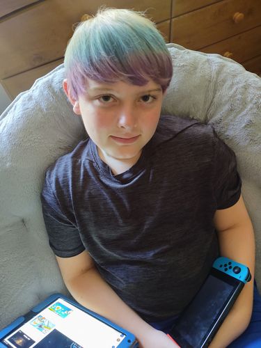 Customer photo review of Hair Color Wax