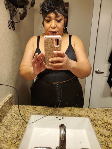 Customer photo review of Compressing Shaper Biker Shorts