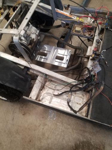 Customer photo review of 86-96 Club Car V-Twin Conversion Motor Mount