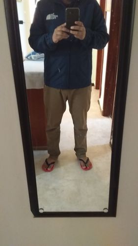 Customer photo review of Men's Winter Waterproof Lightweight Jacket Coat