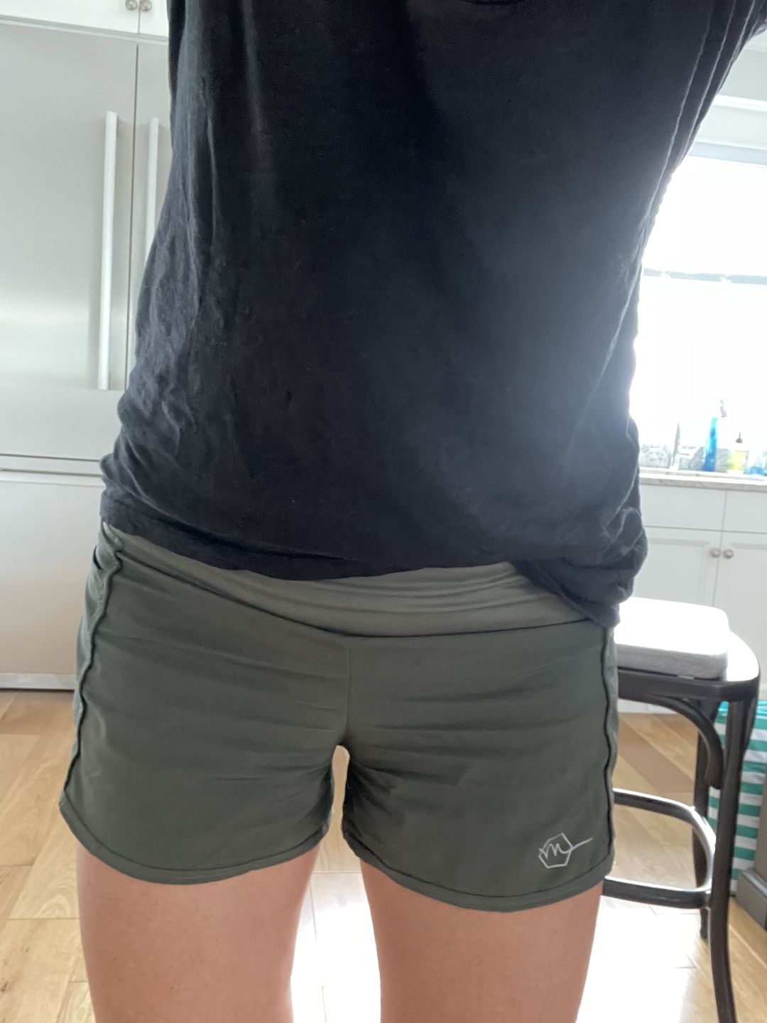 Customer photo review of Elite Shorts - 3.5'' - Olive Green