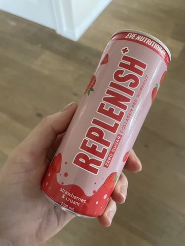 Customer photo review of Replenish+ Collagen Pre-Workout RTD 6 Pack