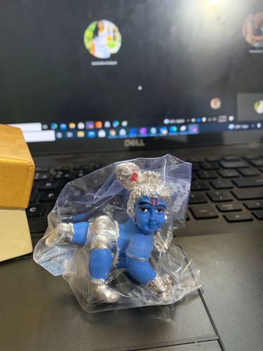 Customer photo review of Baby Krishna Silver Blue