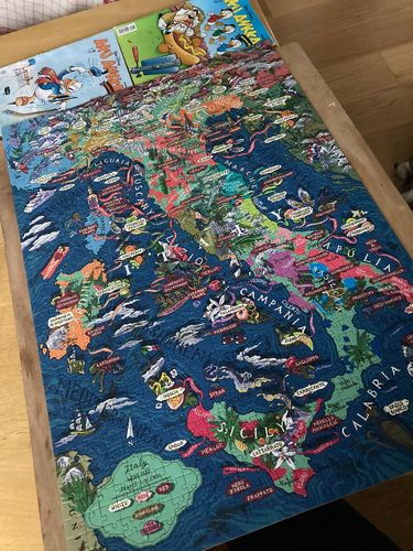 Customer photo review of Wine Puzzle - Italy