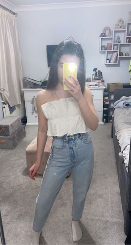 Customer photo review of Bustier sans bretelle