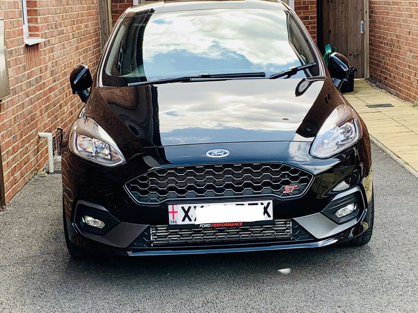 Customer photo review of Ford Performance Number Plate Surrounds (Pair)