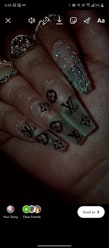 Customer photo review of Clear Matte & Pixie Crystals (SMALL)