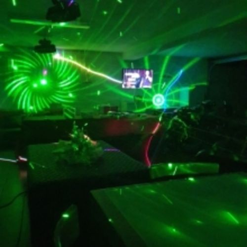 Customer photo review of (NEW) RaveLight™ Official 15-Eye Laser Party Light