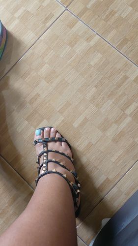 Customer photo review of Zapatilla Fiorella Negro
