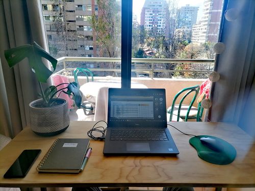 Customer photo review of Escritorio MIMA 120 x 50 Negro