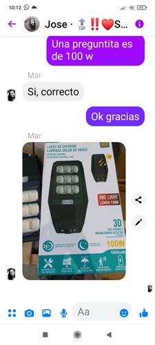 Customer photo review of Farola Oval LED + Mando a Distancia