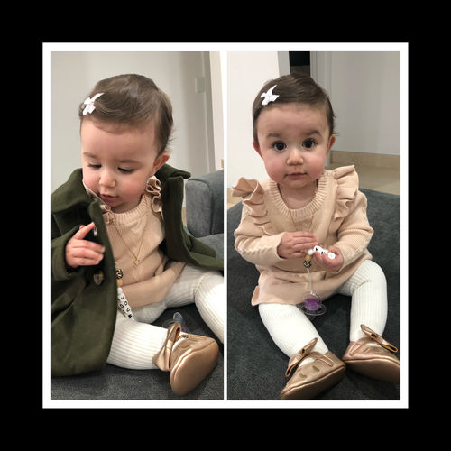 Customer photo review of Willow Winter Dress - Cream