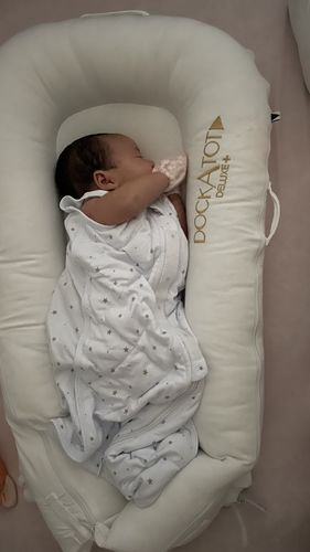 Customer photo review of Dream Weighted Sleep Swaddle & Sack, 0-6 months