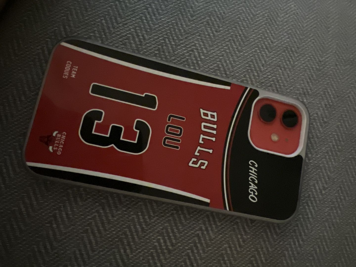Customer photo review of Coque basket NBA CHICAGO BULLS personnalisable - TEAMCOQUES