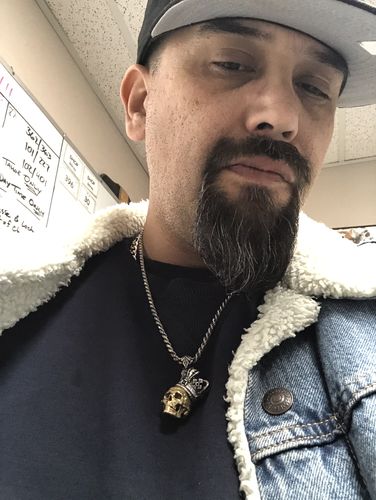 Customer photo review of Crown & Skull Pendant | Brass&925 Sterling Silver