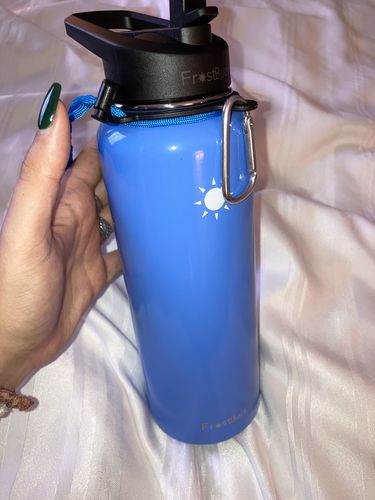 Customer photo review of 40oz Sports Buddy | Cornflower Blue