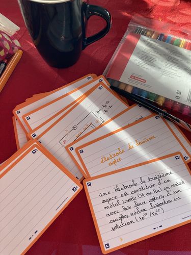 Avis photo d'un client sur Flashcards FLASH 2.0 OXFORD # 80 cartes 7,5 x 12,5 cm - ligné