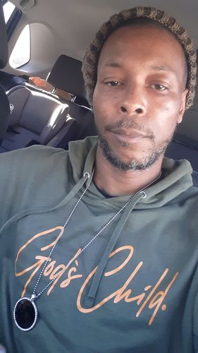 Customer photo review of God`s Child Black "Big Signature" Olive Hoodie