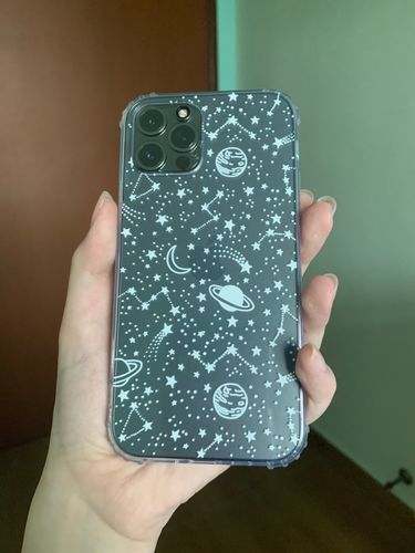 Customer photo review of Cute New Planet iPhone Case