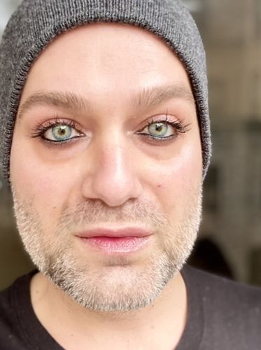 Customer photo review of New York Retro Hawaii Contact Lenses