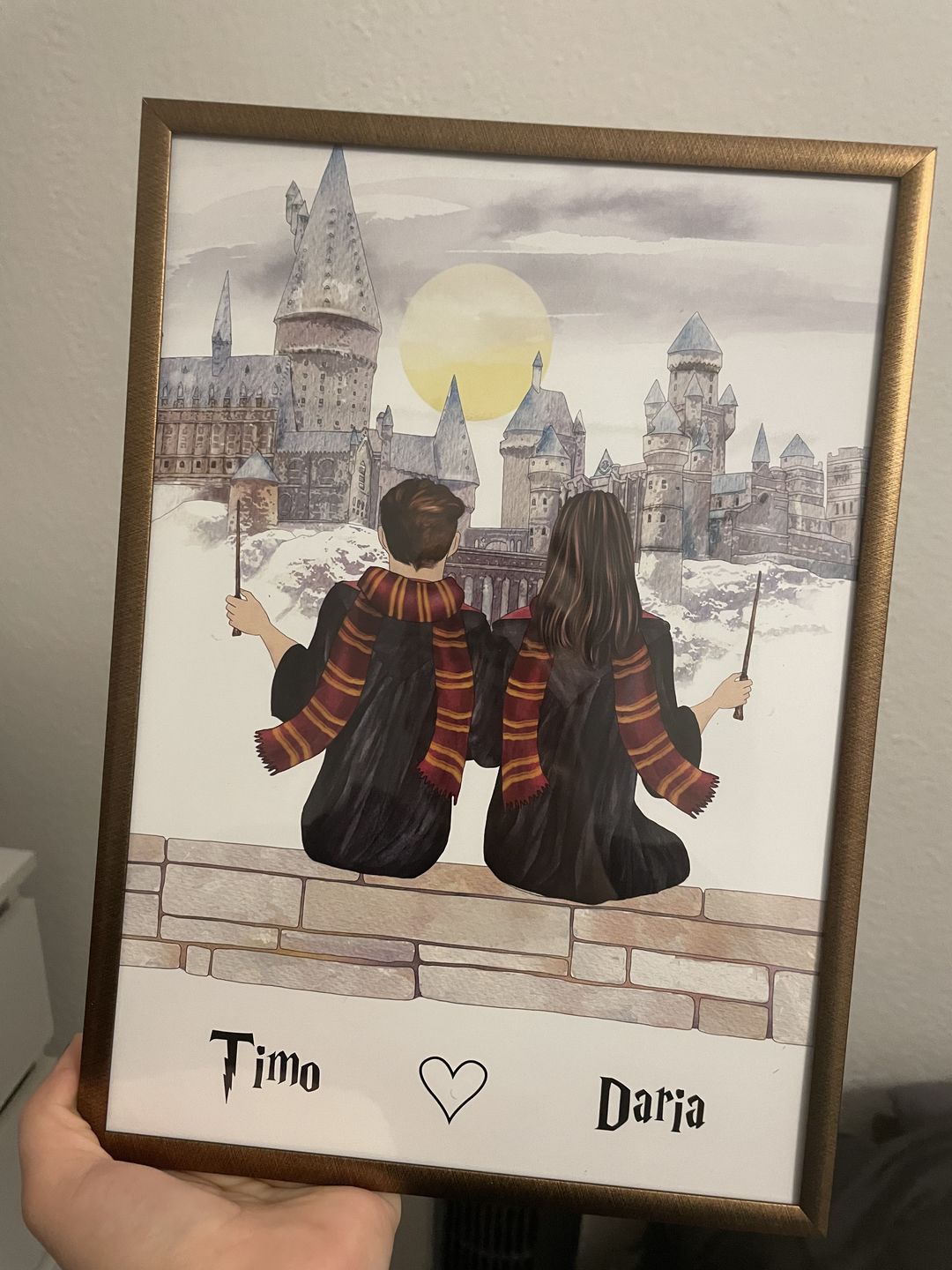 Customer photo review of Zauberinnen/Zauberer - Personalisiertes Poster