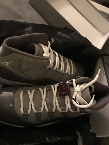 Customer photo review of 2021 Air Jordan 11 “Cool Grey” Early Pairs