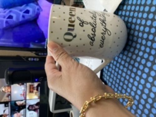 Customer photo review of U Shape Closure 18k Gold Chain Bracelet