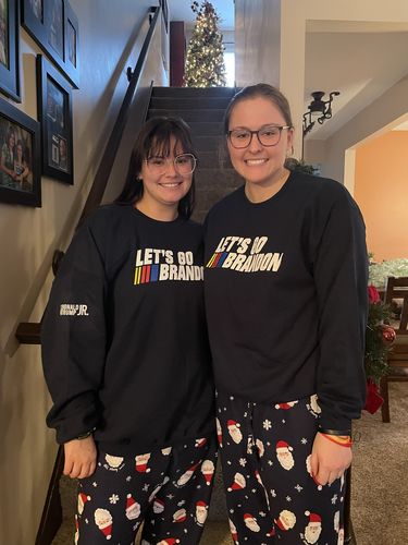 Customer photo review of Let's Go Brandon Crewneck Sweatshirt