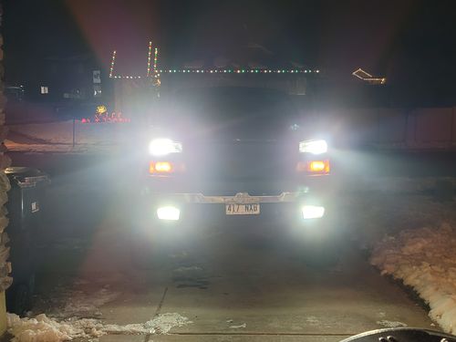 Customer photo review of Super Bright 6000K LED Fog Lights