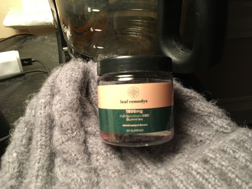 Customer photo review of 1500Mg Mixed Natural Flavors CBD Gummies