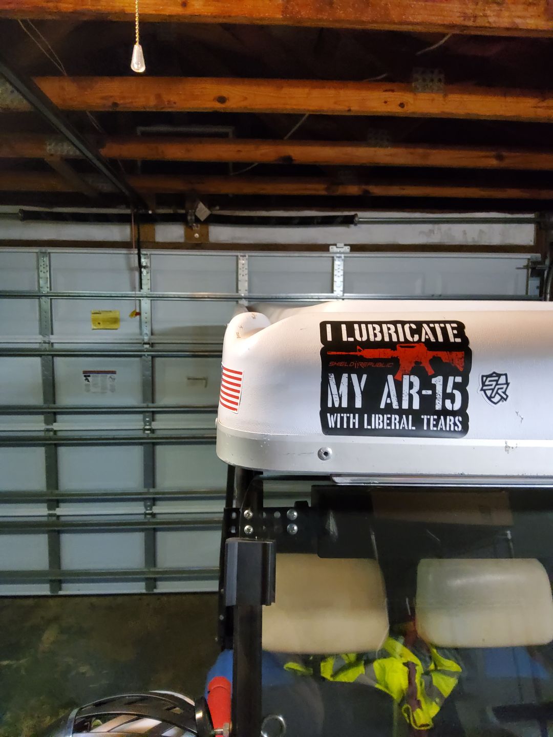 Customer photo review of I Lubricate My AR15 with Liberal Tears Decal