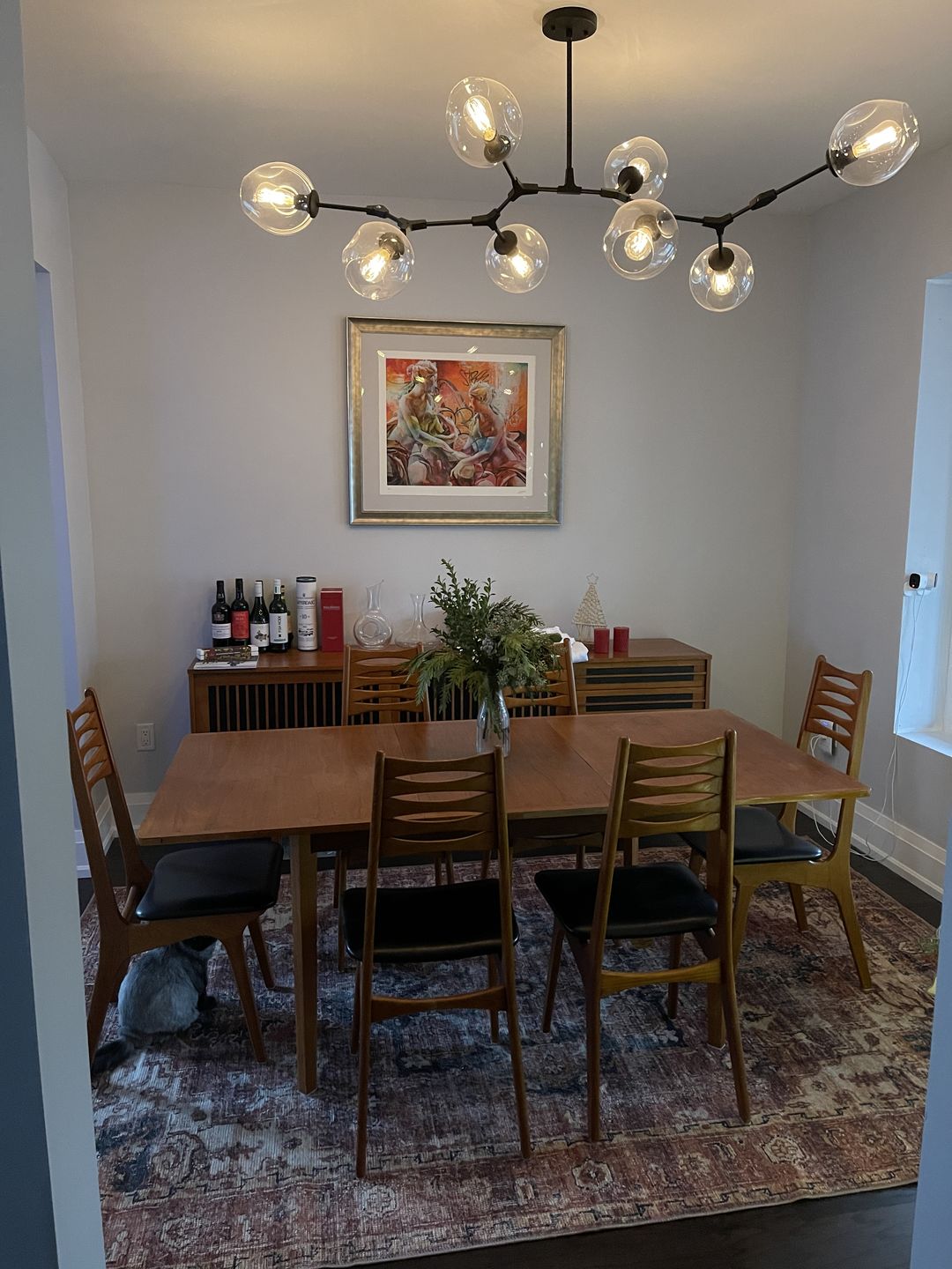 Customer photo review of Distressed Vintage Cezanne Terracotta Area Rug