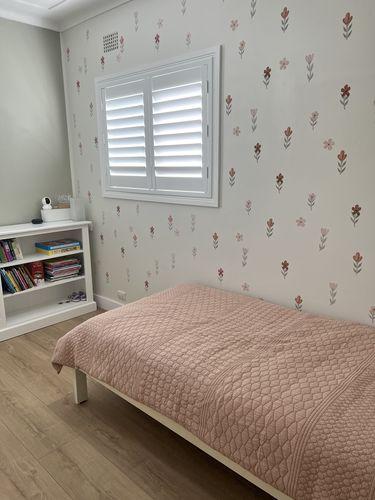 Customer photo review of Petite Watercolour Flowers Decal Set