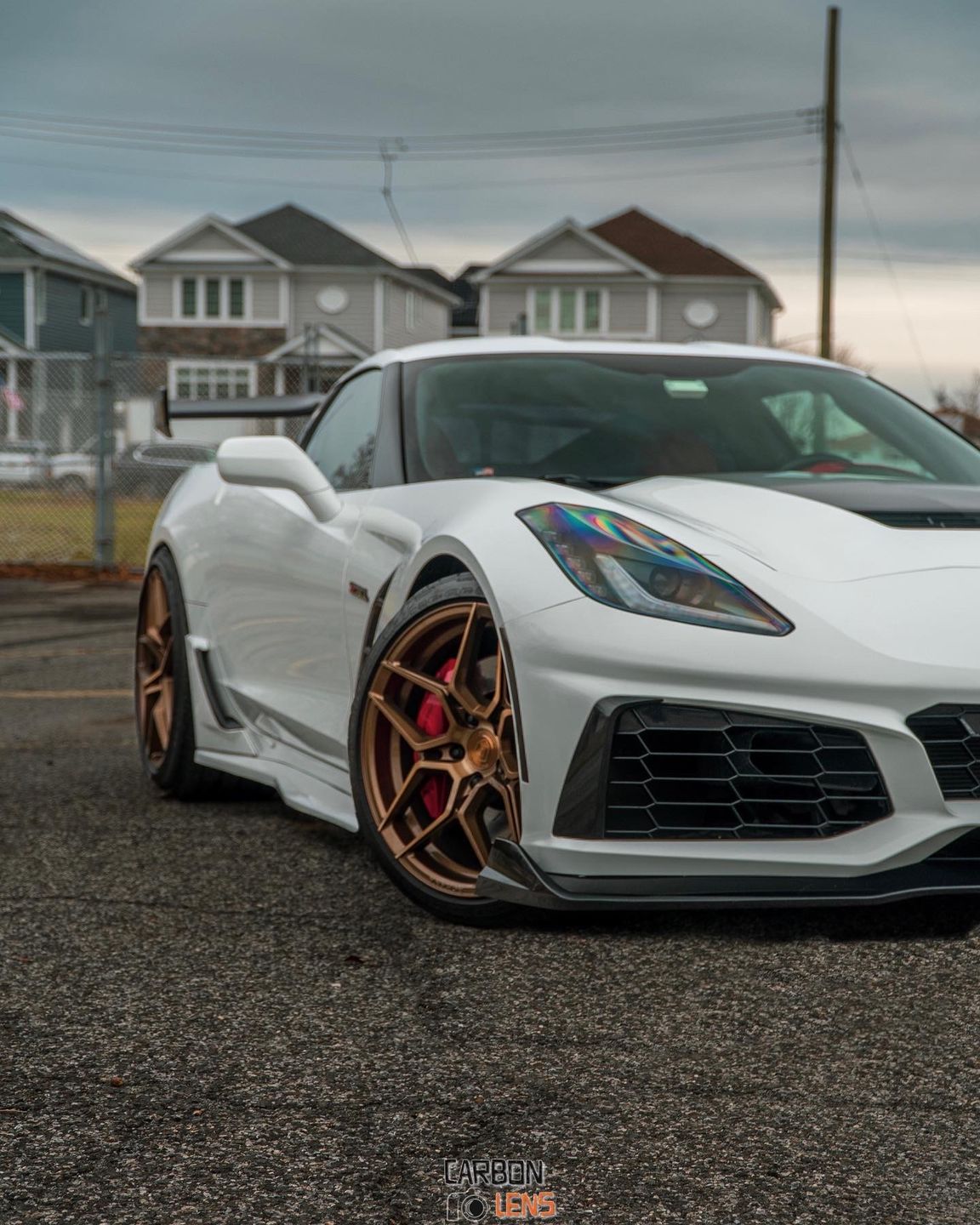 Customer photo review of Corvette C7 ZR1 Conversion Front Bumper Kit