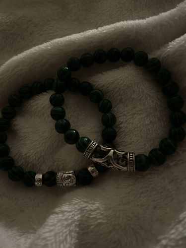 Customer photo review of Buddha Bracelet good luck and healing gift * Natural Gemstone reiki bracelets *