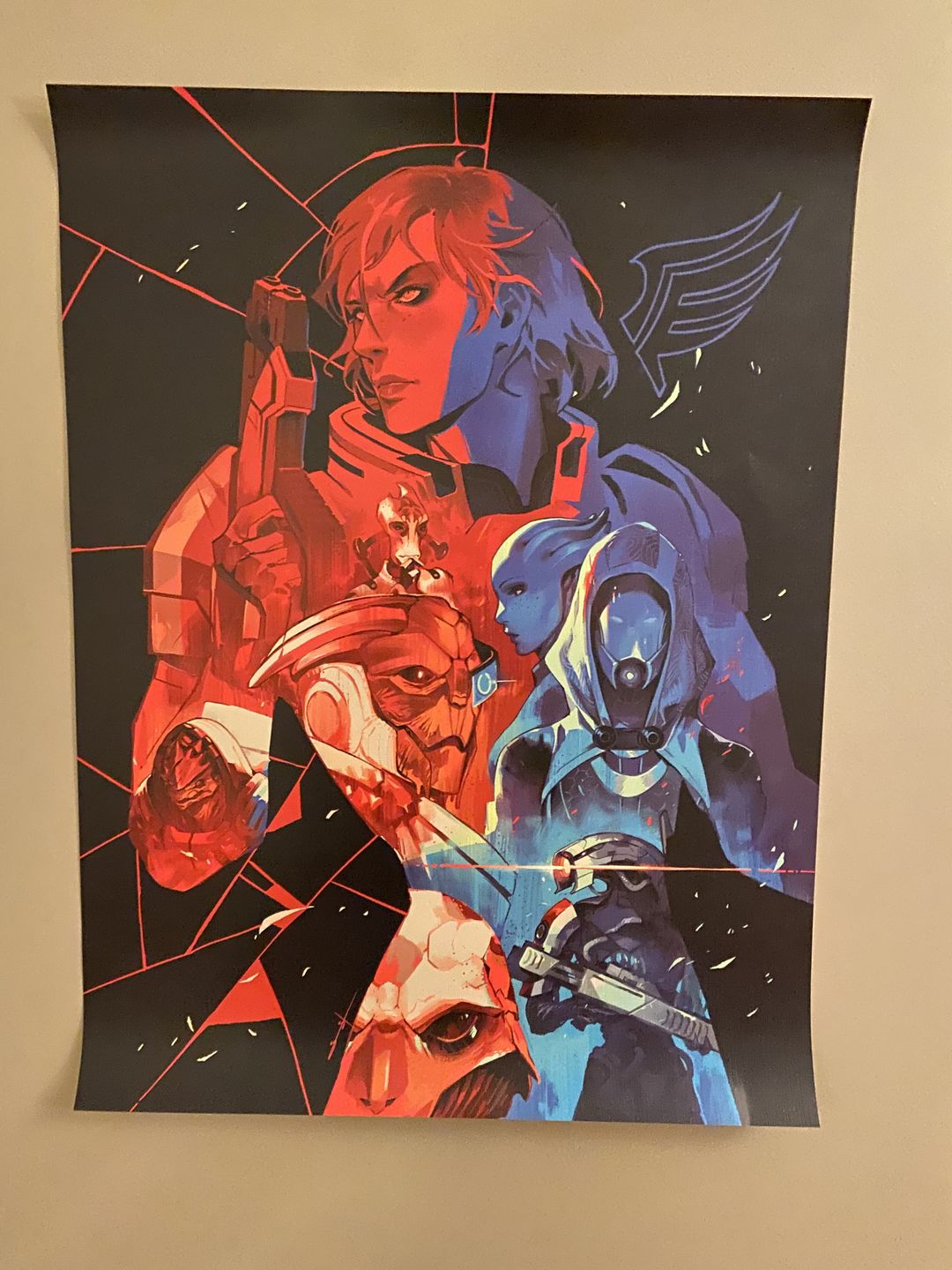 Customer photo review of Mass Effect - Limited Edition Shepard Legendary Art Print UNSIGNED